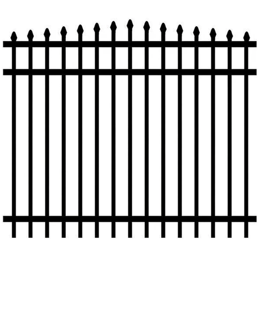 Style 003 aluminum fence style