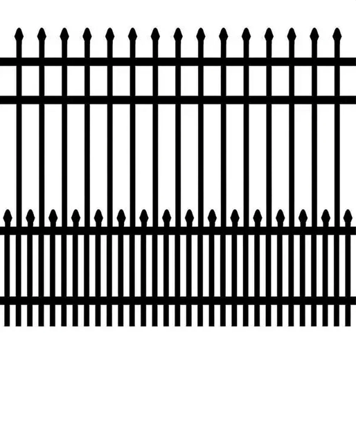 Style 010 aluminum fence style