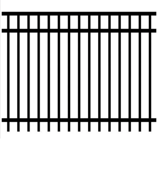 Style 008 aluminum fence style